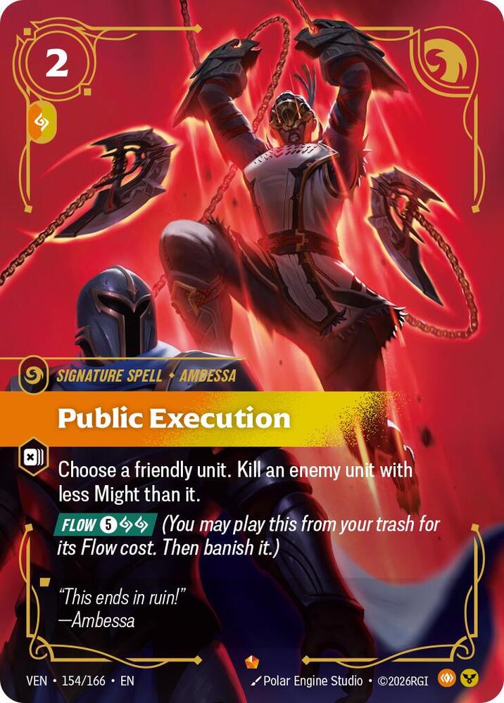 Public Execution 154/166 (Vendetta)  - Foil | Good Games Adelaide SA