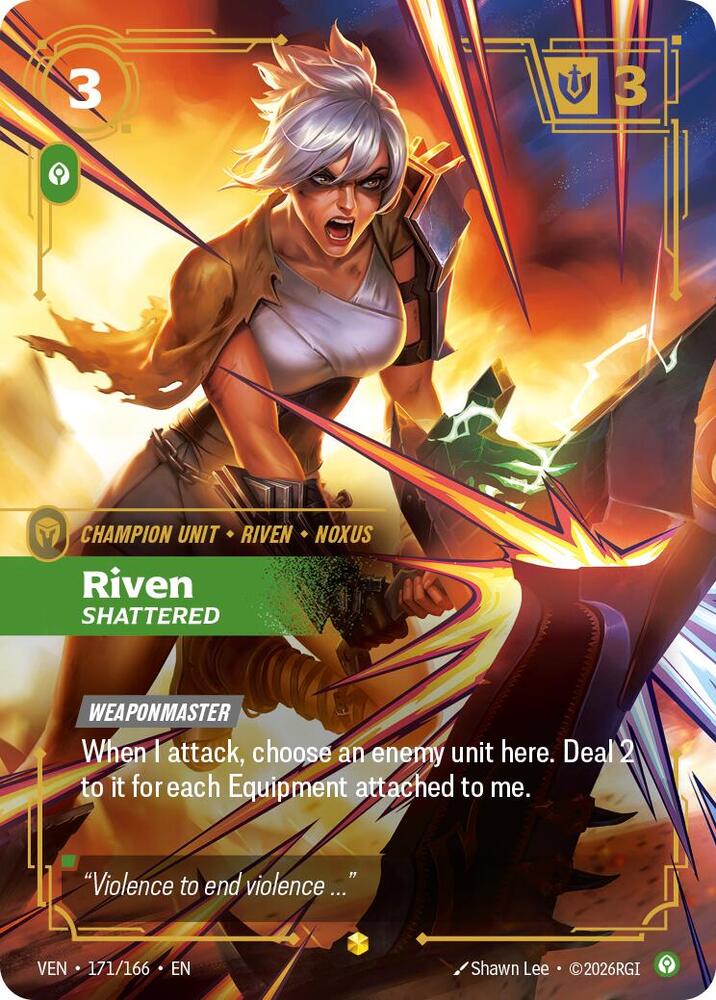 Riven - Shattered 171/166 (Vendetta)  - Foil | Good Games Adelaide SA