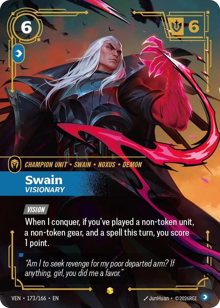 Swain - Visionary 173/166 (Vendetta)  - Foil | Good Games Adelaide SA