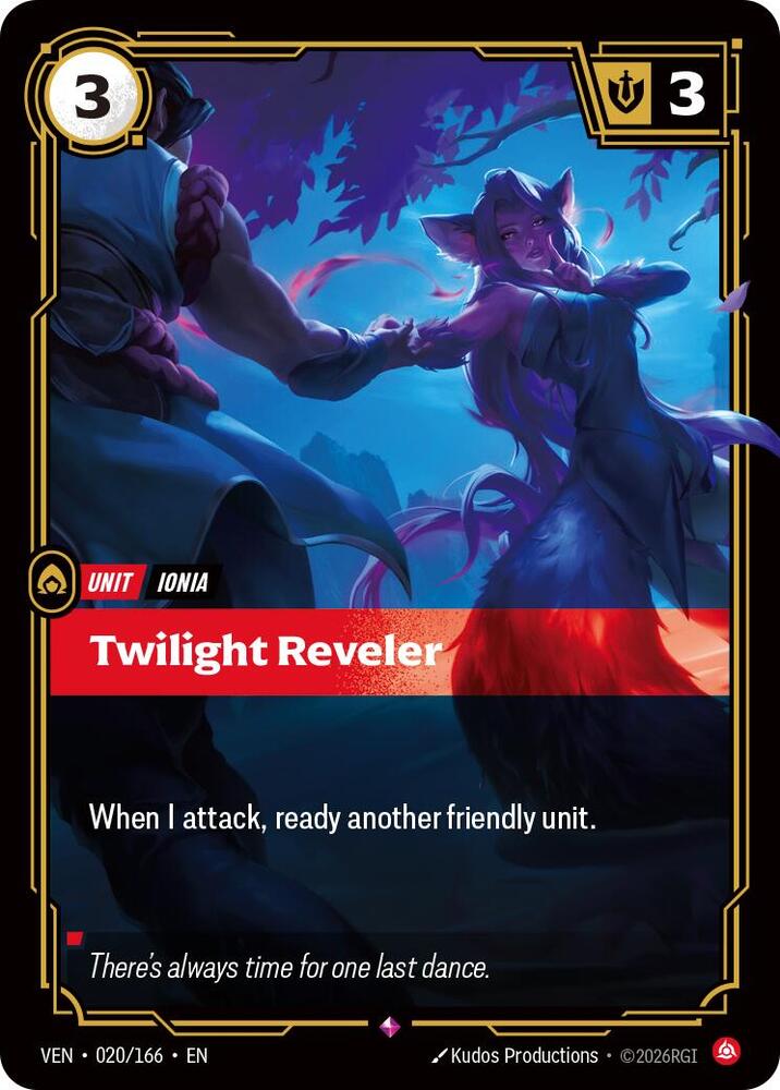 Twilight Reveler 020/166 (Vendetta)  - Foil | Good Games Adelaide SA