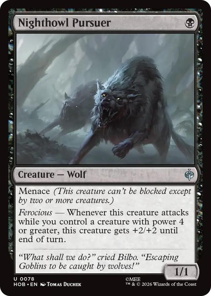 Nighthowl Pursuer 78 (The Hobbit)  - Foil | Good Games Adelaide SA
