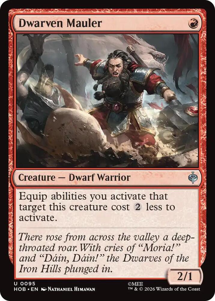 Dwarven Mauler 95 (The Hobbit)  - Foil | Good Games Adelaide SA