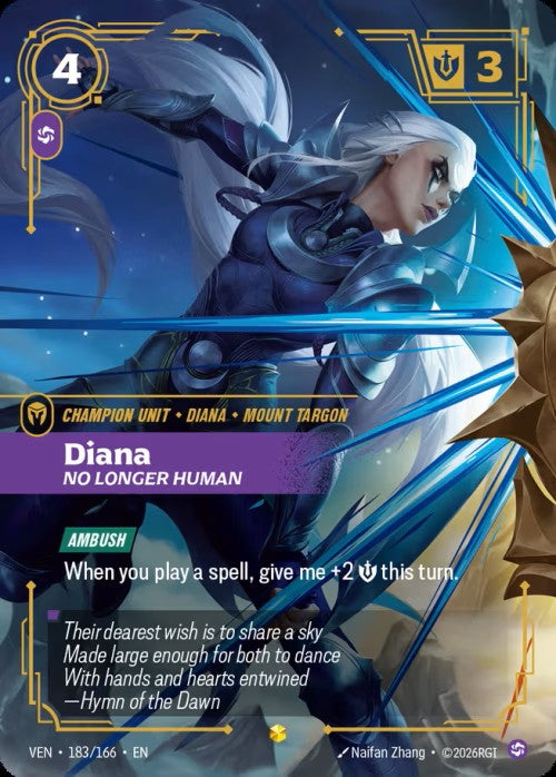 Diana - No Longer Human 183/166 (Vendetta)  - Foil | Good Games Adelaide SA