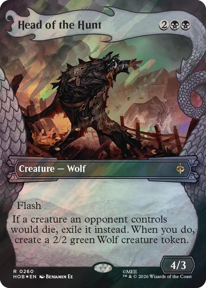 Head of the Hunt 260 (The Hobbit)  - Showcase Surge Foil | Good Games Adelaide SA