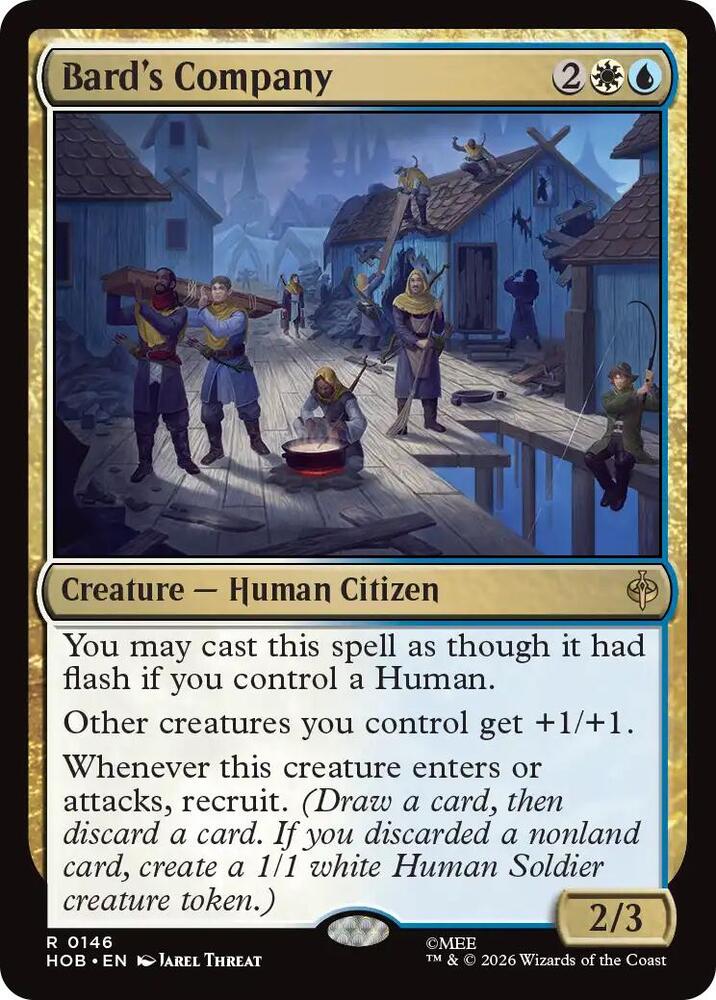 Bard's Company 146 (The Hobbit)  - Foil | Good Games Adelaide SA