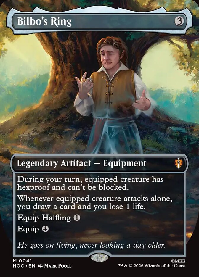 Bilbo's Ring 41 (The Hobbit: Eternal-Legal)  - Borderless Foil | Good Games Adelaide SA