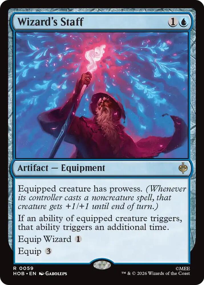 Wizard's Staff 59 (The Hobbit)  - Foil | Good Games Adelaide SA