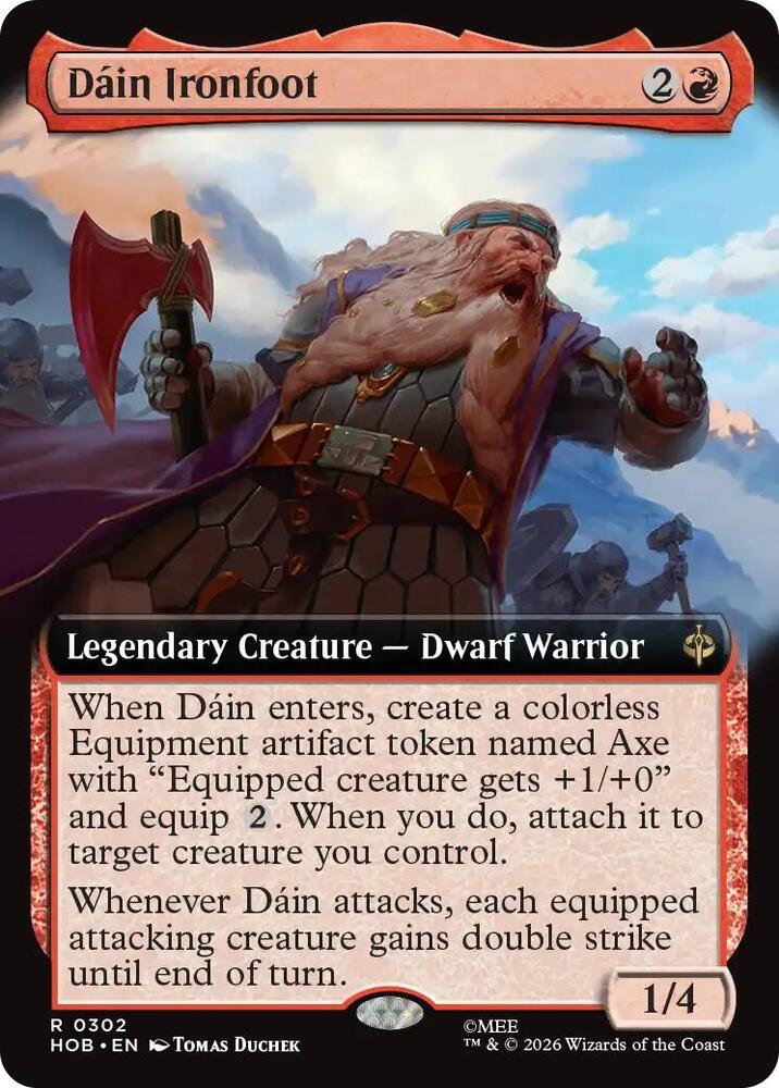 Dain Ironfoot 302 (The Hobbit)  - Extended Art | Good Games Adelaide SA