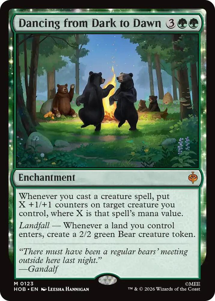 Dancing from Dark to Dawn 123 (The Hobbit)  - Foil | Good Games Adelaide SA