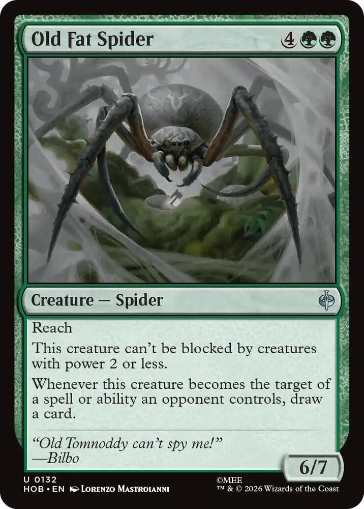 Old Fat Spider 132 (The Hobbit)  - Foil | Good Games Adelaide SA