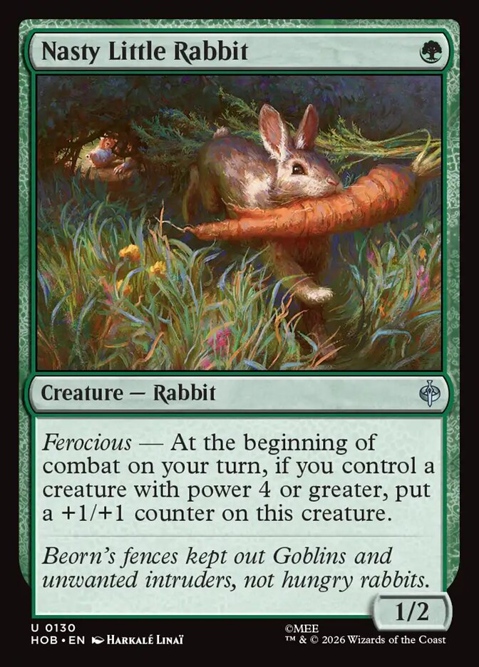 Nasty Little Rabbit 130 (The Hobbit)  - Foil | Good Games Adelaide SA