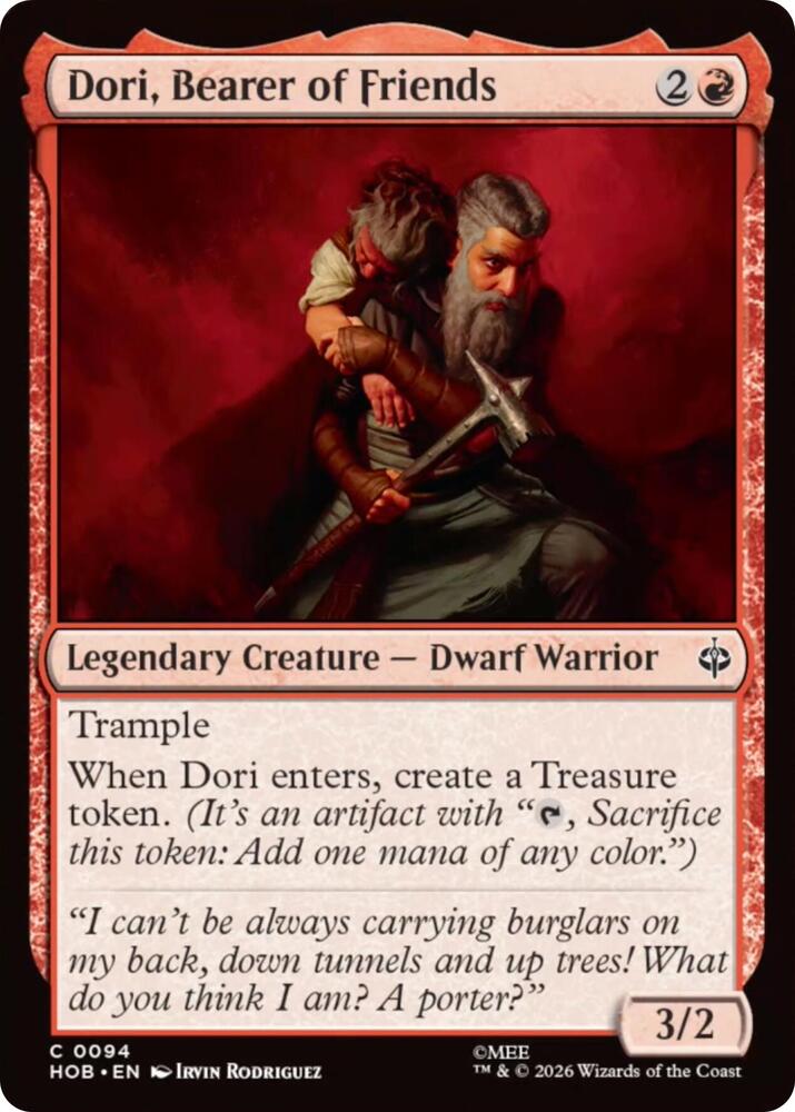 Dori, Bearer of Friends 94 (The Hobbit)  | Good Games Adelaide SA