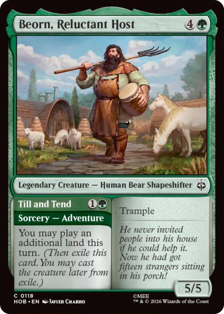 Beorn, Reluctant Host // TIll and Tend 118 (The Hobbit)  | Good Games Adelaide SA