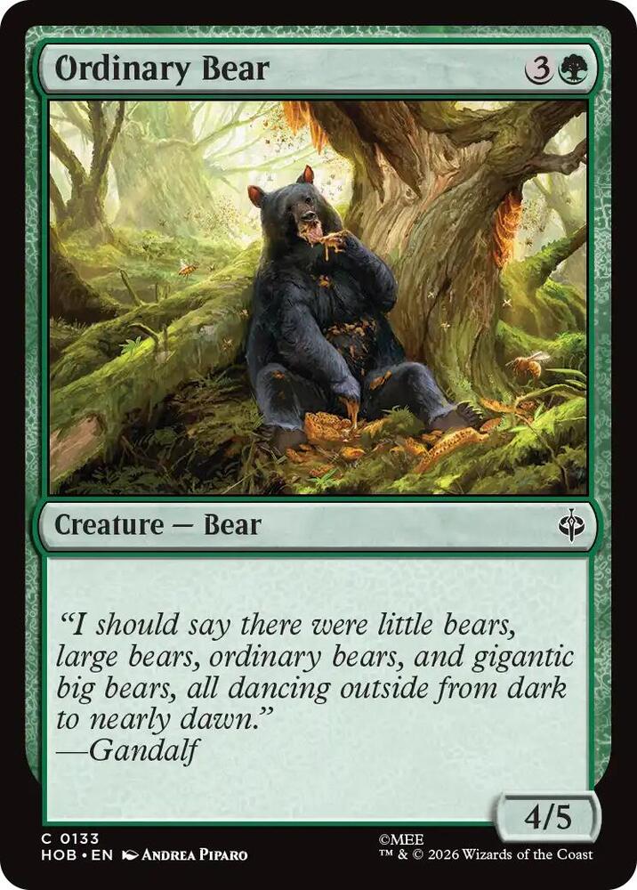 Ordinary Bear 133 (The Hobbit)  | Good Games Adelaide SA