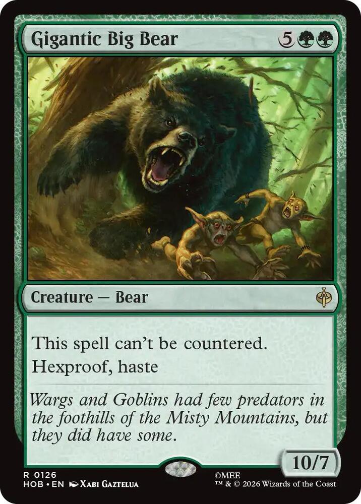 Gigantic Big Bear 126 (The Hobbit)  | Good Games Adelaide SA