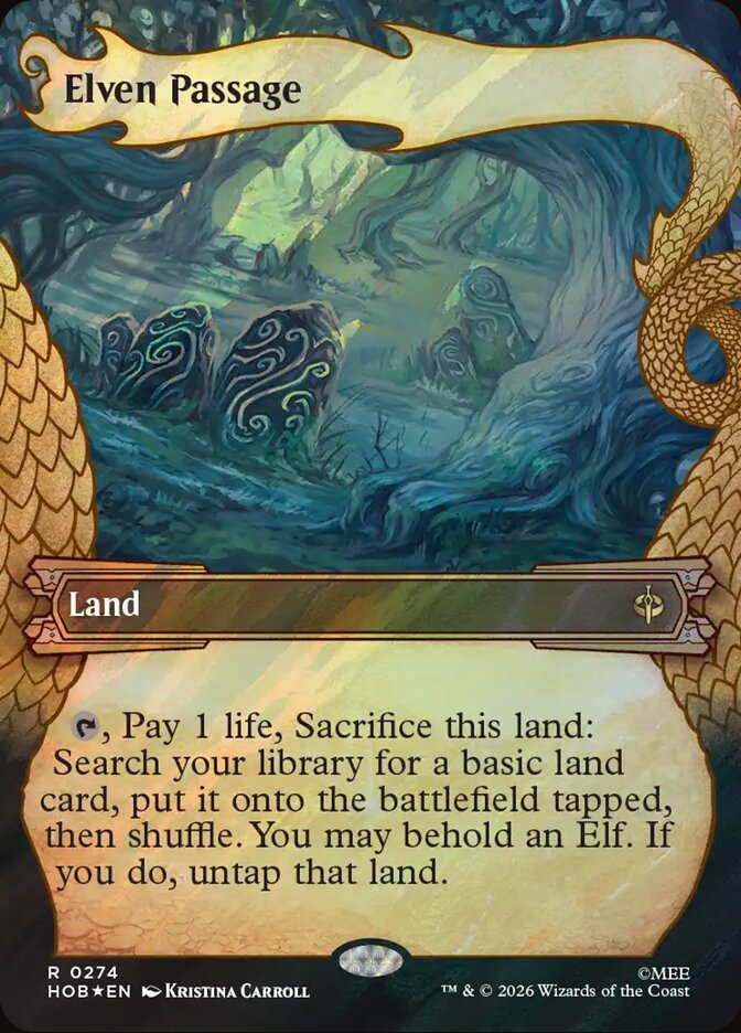 Elven Passage 274 (The Hobbit)  - Showcase Surge Foil | Good Games Adelaide SA