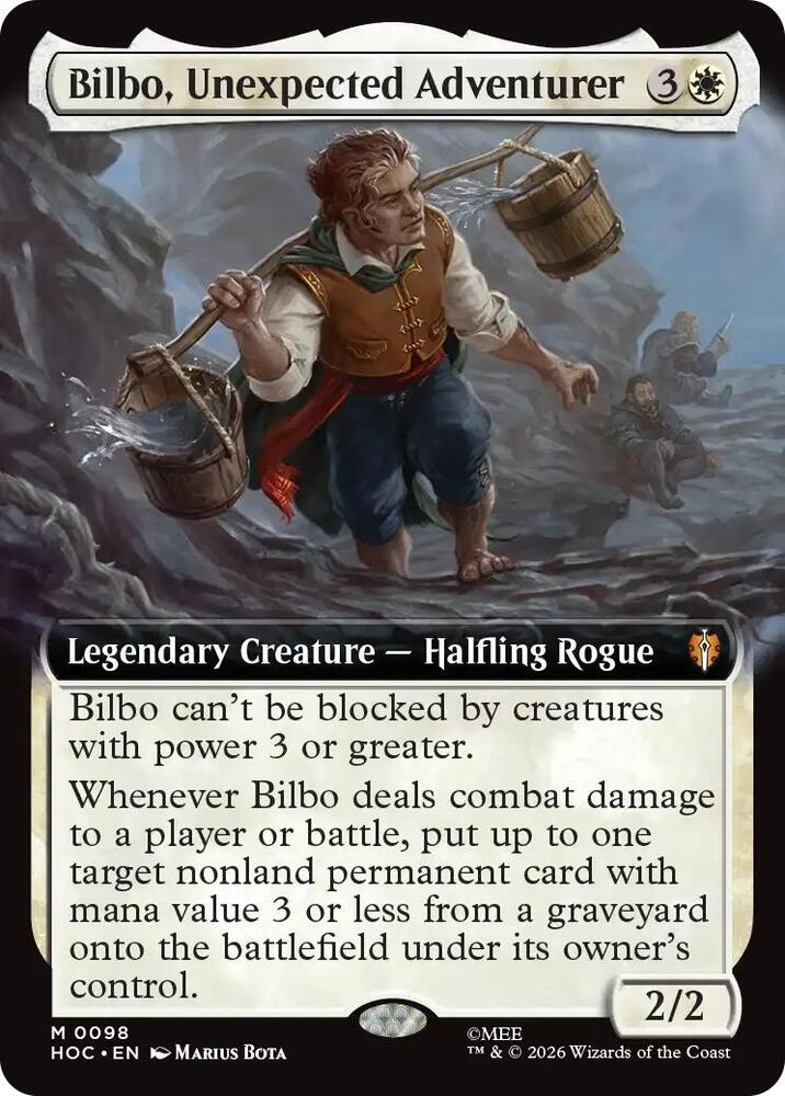 Bilbo, Unexpected Adventurer 98 (The Hobbit: Eternal-Legal)  - Extended Art | Good Games Adelaide SA