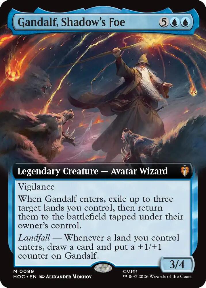 Gandalf, Shadow's Foe 99 (The Hobbit: Eternal-Legal)  - Extended Art | Good Games Adelaide SA