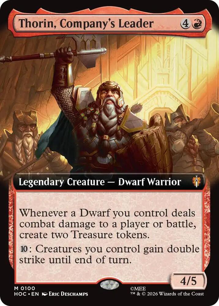 Thorin, Company's Leader 100 (The Hobbit: Eternal-Legal)  - Extended Art | Good Games Adelaide SA