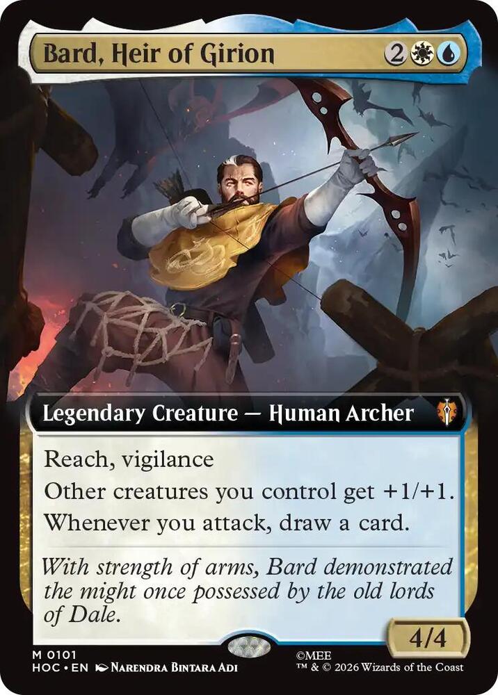 Bard, Heir of Girion 101 (The Hobbit: Eternal-Legal)  - Extended Art | Good Games Adelaide SA