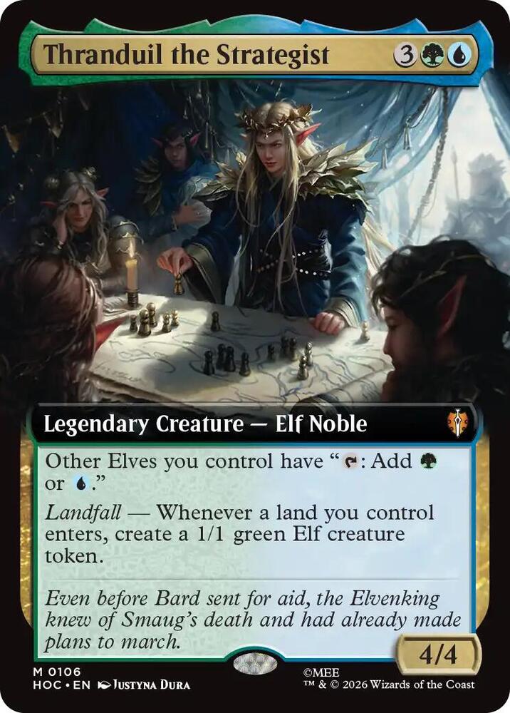 Thranduil the Strategist 106 (The Hobbit: Eternal-Legal)  - Extended Art | Good Games Adelaide SA