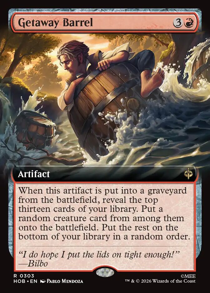Getaway Barrel 303 (The Hobbit)  - Extended Art | Good Games Adelaide SA