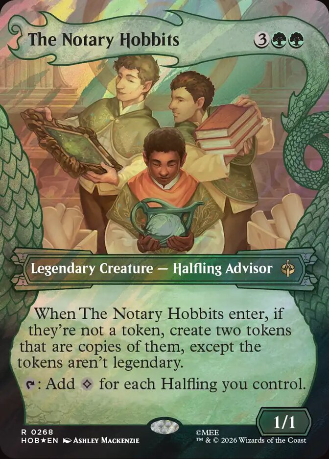 The Notary Hobbits 268 (The Hobbit)  - Showcase Surge Foil | Good Games Adelaide SA