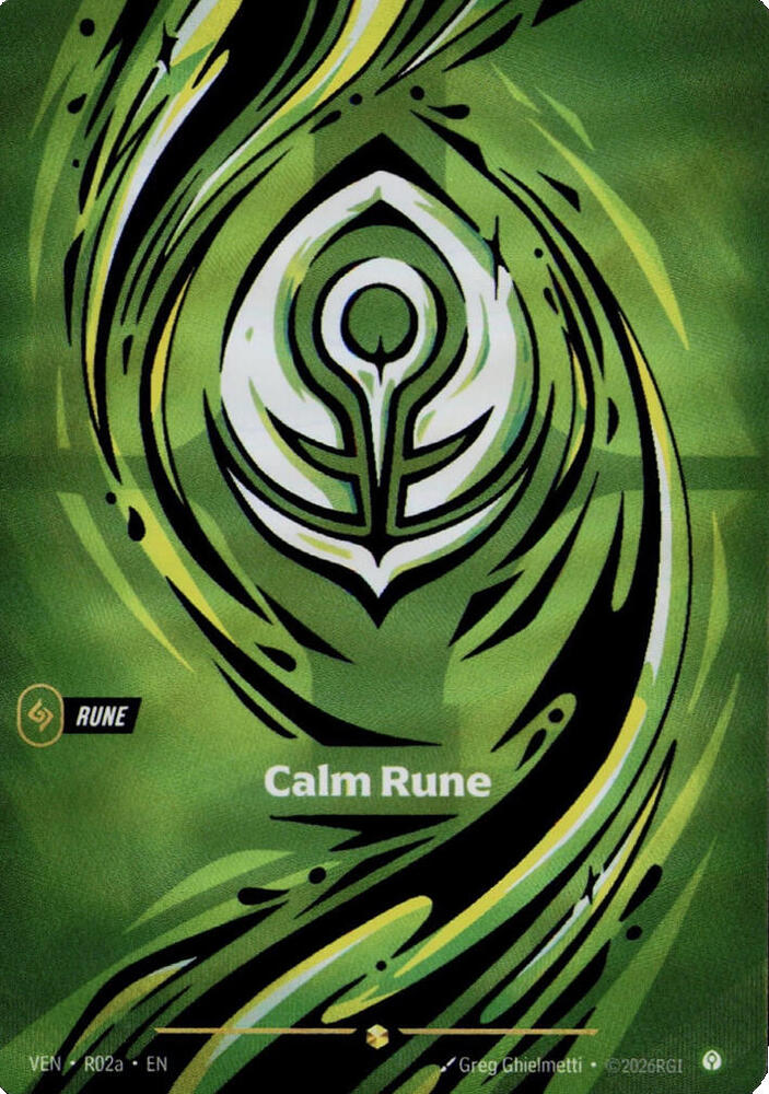 Calm Rune R02a (Vendetta)  - Foil | Good Games Adelaide SA