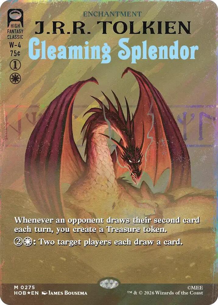 Gleaming Splendor 275 (The Hobbit)  - Borderless Surge Foil | Good Games Adelaide SA