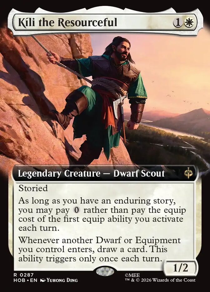 Kíli the Resourceful 287 (The Hobbit)  - Extended Art Foil | Good Games Adelaide SA