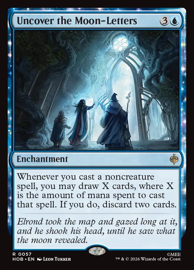 Uncover the Moon-Letters 57 (The Hobbit)  - Foil | Good Games Adelaide SA