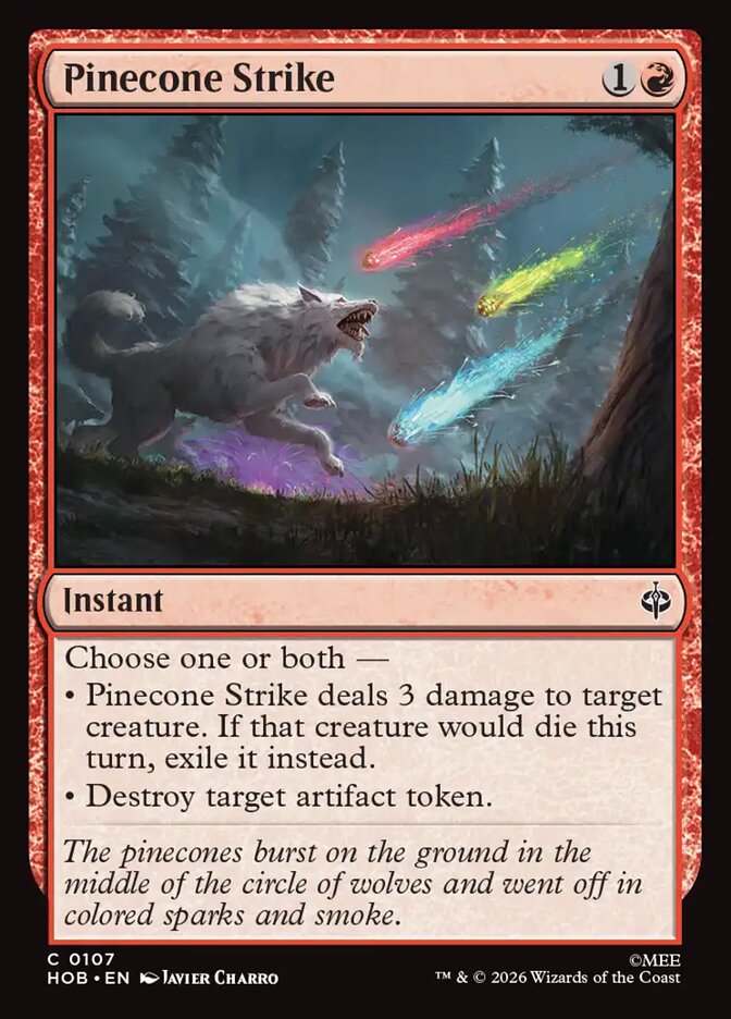 Pinecone Strike 107 (The Hobbit)  - Foil | Good Games Adelaide SA
