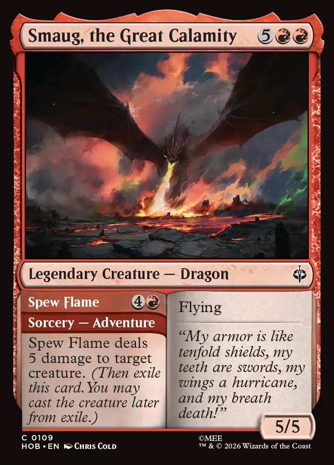 Smaug, the Great Calamity // Spew Flame 109 (The Hobbit)  | Good Games Adelaide SA