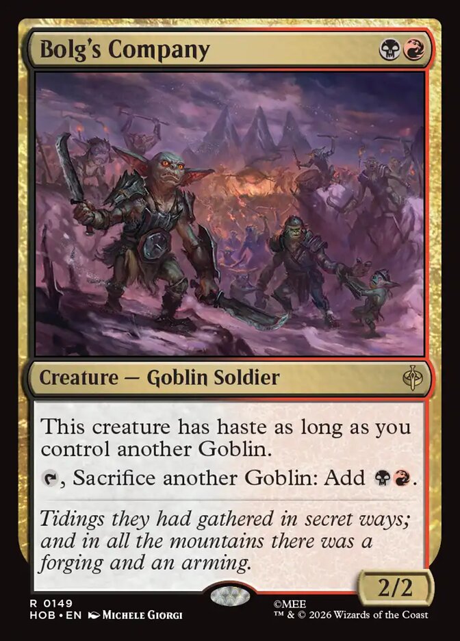 Bolg's Company 149 (The Hobbit)  - Foil | Good Games Adelaide SA