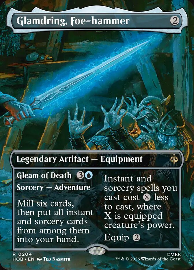 Glamdring, Foe-hammer // Gleam of Death 204 (The Hobbit)  | Good Games Adelaide SA