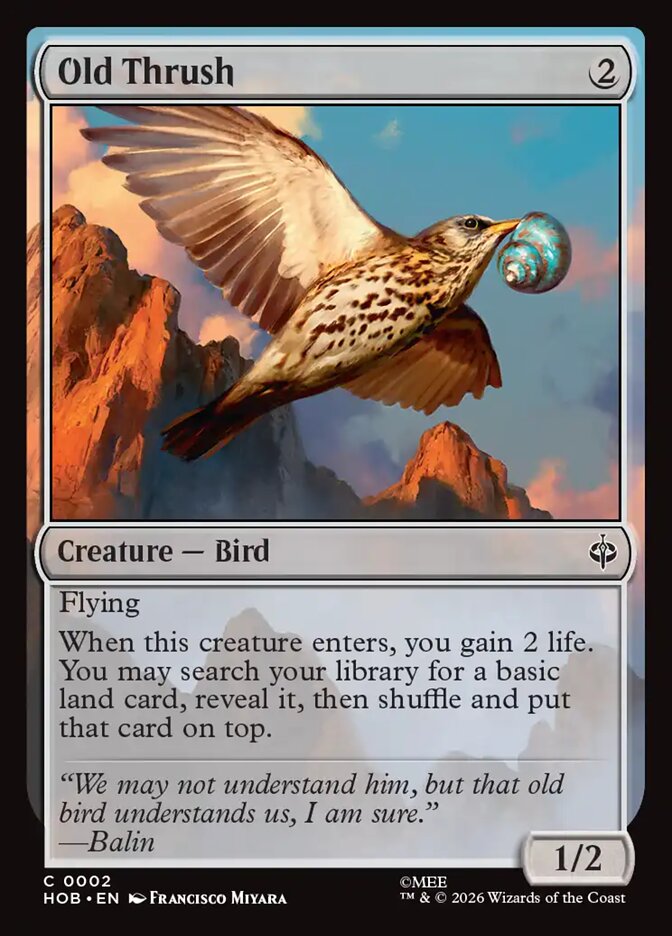 Old Thrush 2 (The Hobbit)  | Good Games Adelaide SA