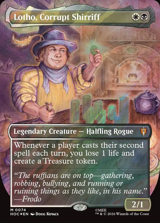 Lotho, Corrupt Shirriff 74 (The Hobbit: Eternal-Legal)  - Foil | Good Games Adelaide SA