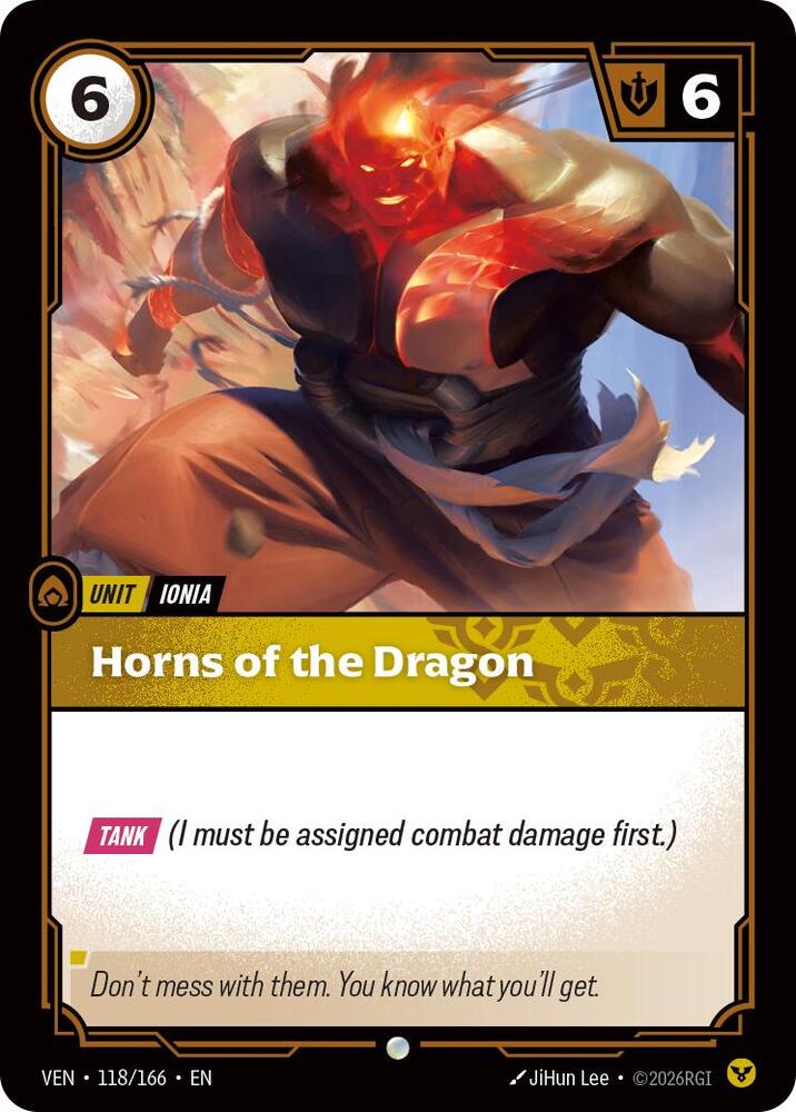Horns of the Dragon 118/166 (Vendetta)  - Foil | Good Games Adelaide SA