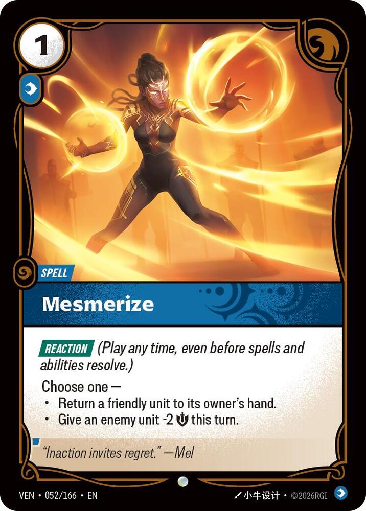Mesmerize 052/166 (Vendetta)  - Foil | Good Games Adelaide SA