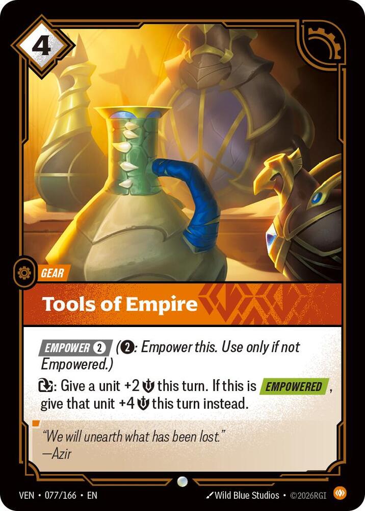Tools of Empire 077/166 (Vendetta)  - Foil | Good Games Adelaide SA