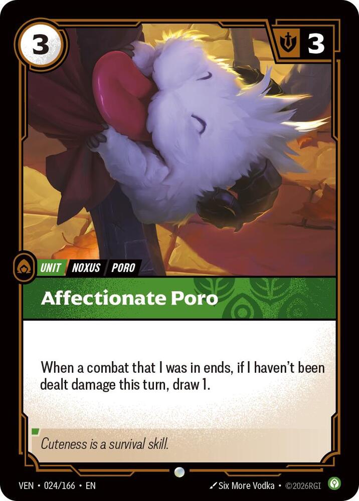 Affectionate Poro 024/166 (Vendetta)  - Foil | Good Games Adelaide SA