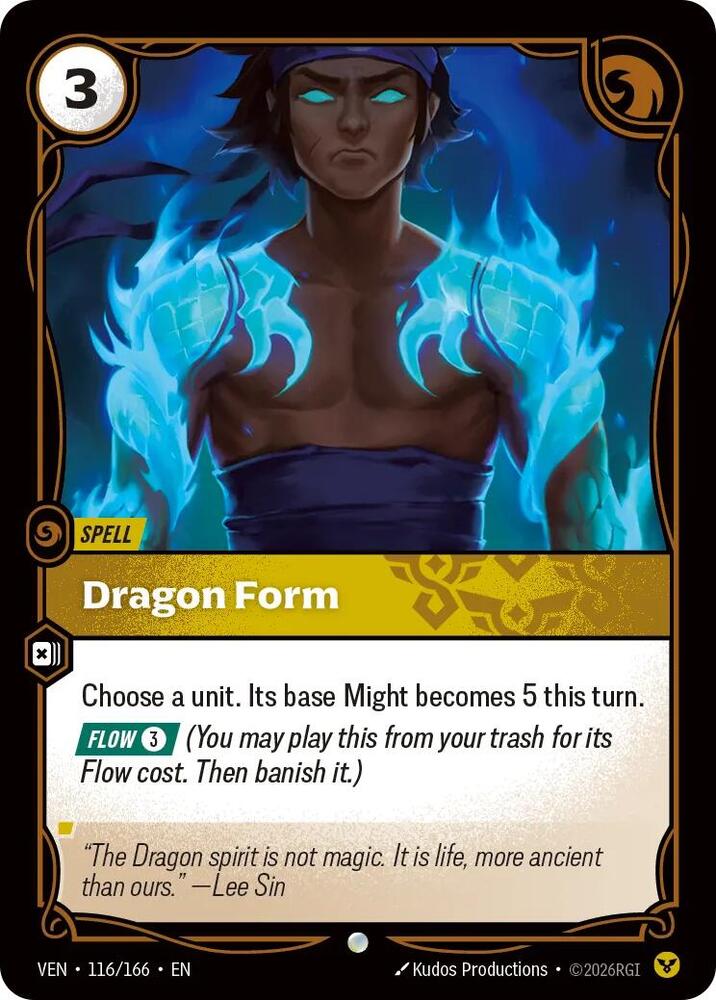 Dragon Form 116/166 (Vendetta)  - Foil | Good Games Adelaide SA