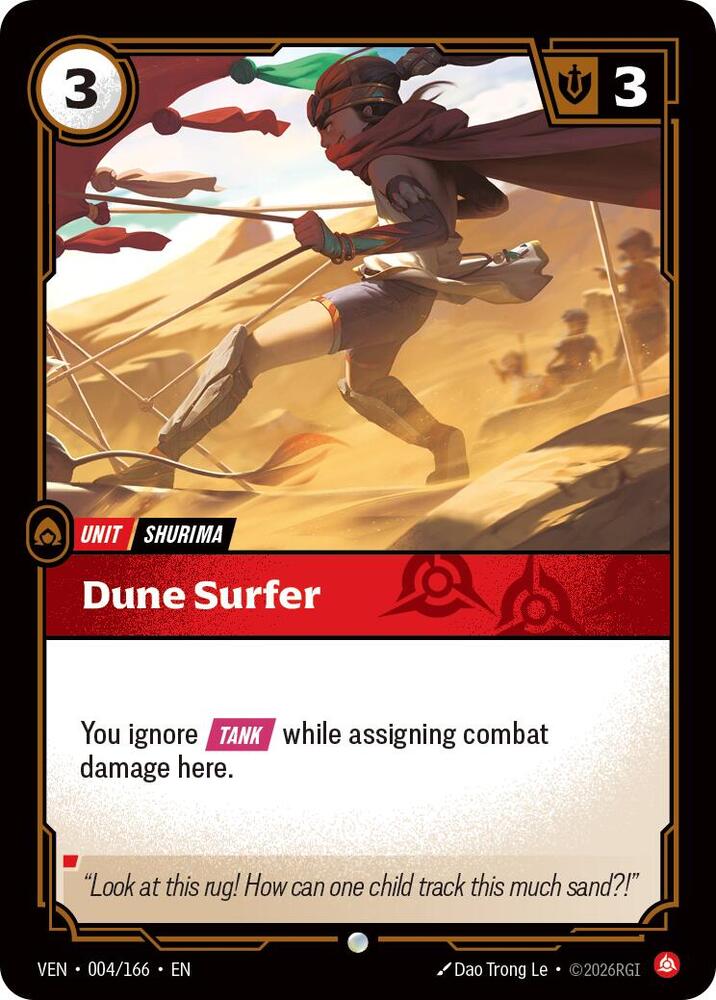 Dune Surfer 004/166 (Vendetta)  - Foil | Good Games Adelaide SA