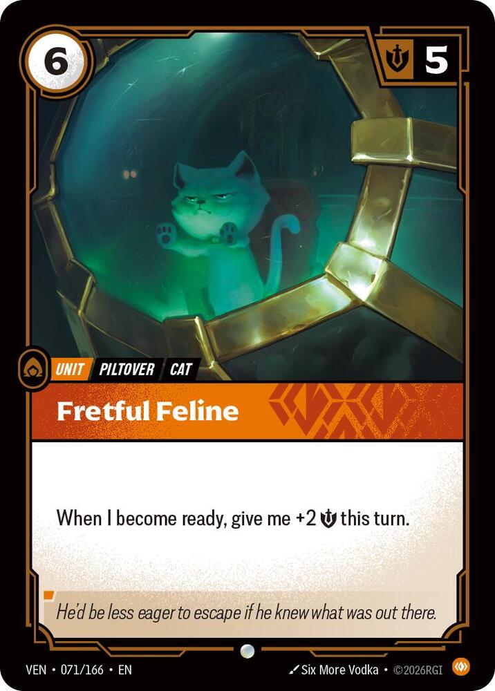 Fretful Feline 071/166 (Vendetta)  - Foil | Good Games Adelaide SA