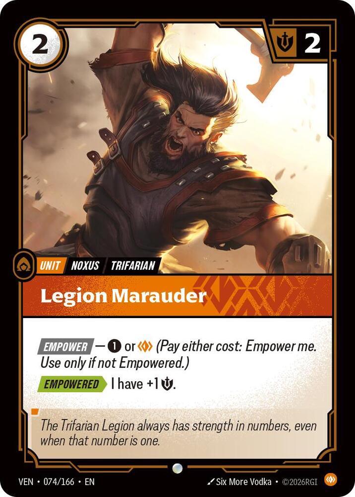 Legion Marauder 074/166 (Vendetta)  - Foil | Good Games Adelaide SA
