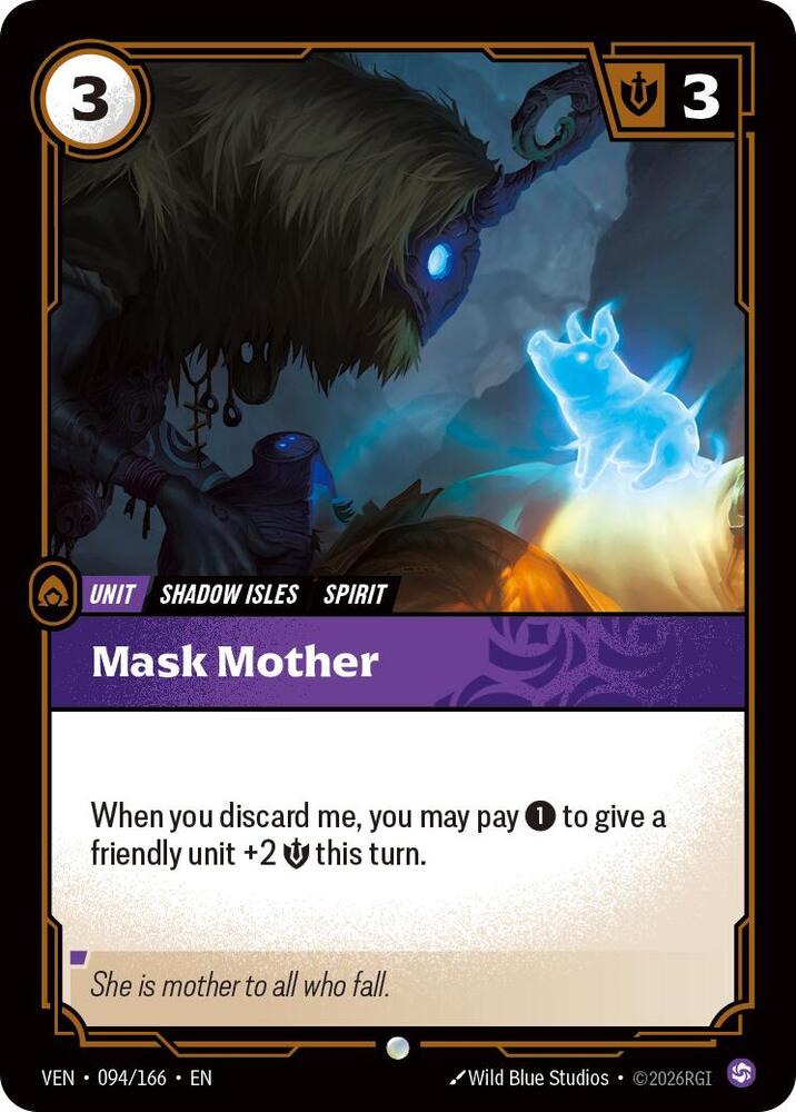 Mask Mother 094/166 (Vendetta)  - Foil | Good Games Adelaide SA