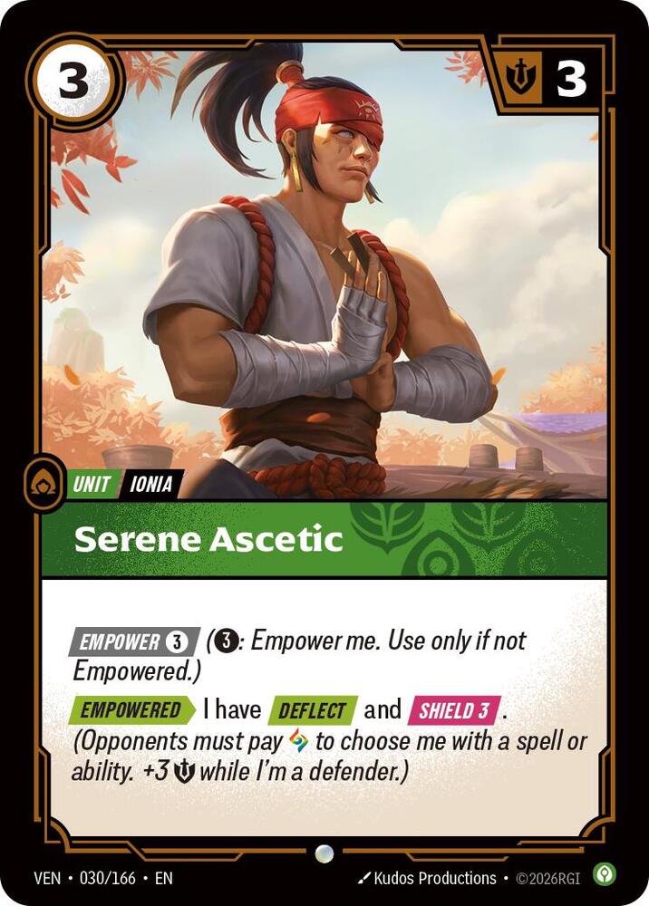 Serene Ascetic 030/166 (Vendetta)  - Foil | Good Games Adelaide SA