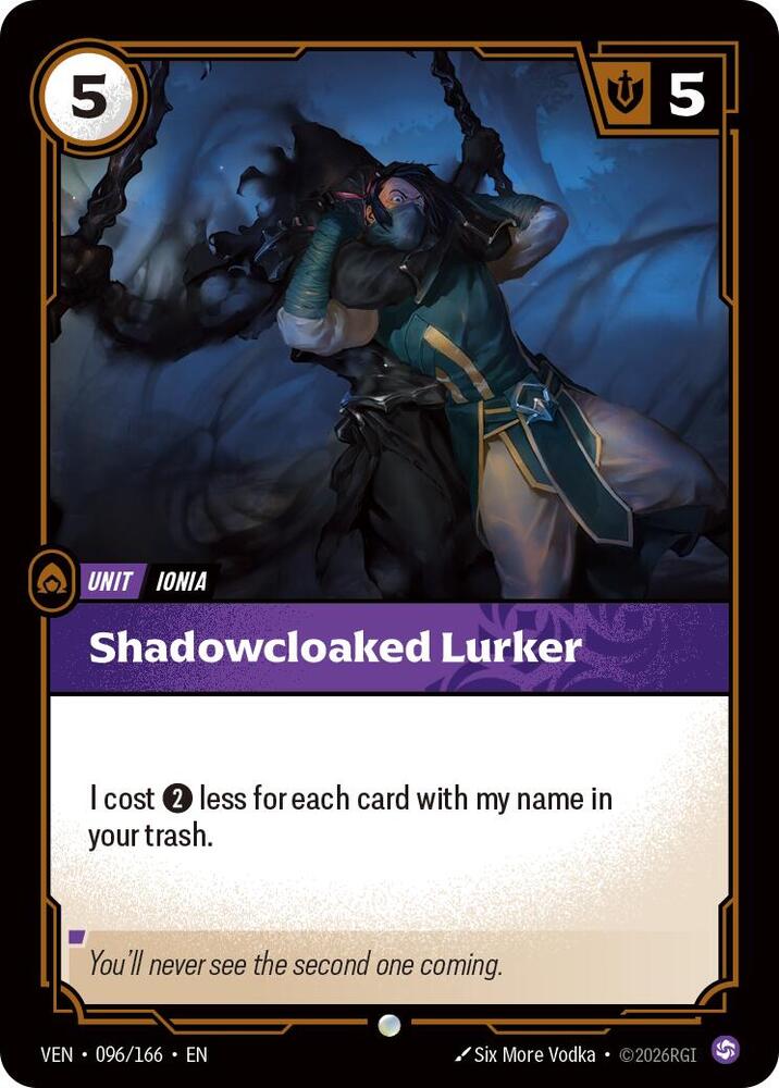 Shadowblade Lurker 096/166 (Vendetta)  - Foil | Good Games Adelaide SA
