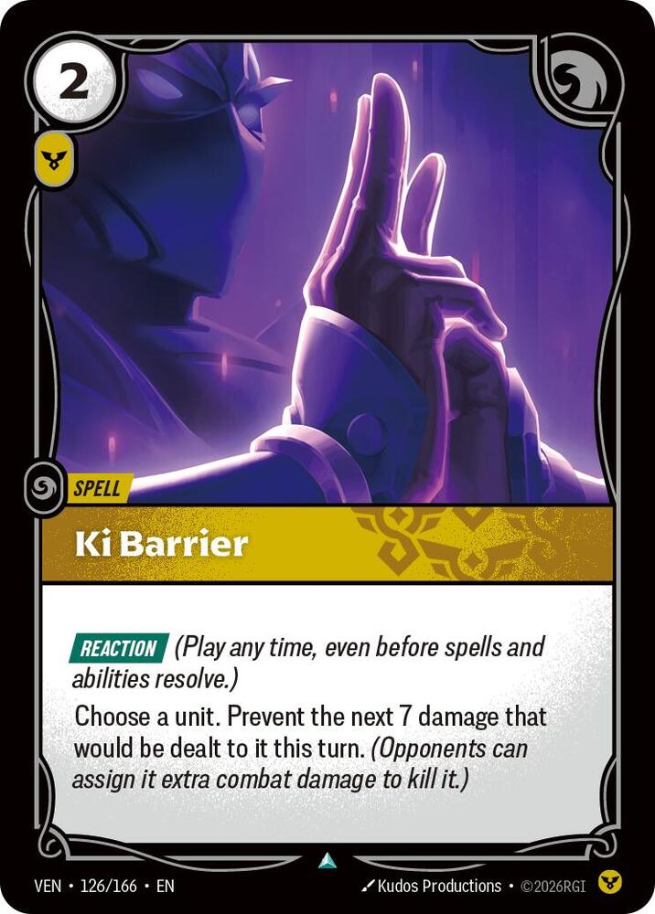 Ki Barrier 126/166 (Vendetta)  - Foil | Good Games Adelaide SA