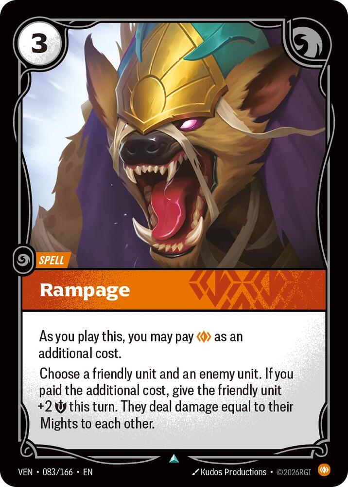 Rampage 083/166 (Vendetta)  - Foil | Good Games Adelaide SA